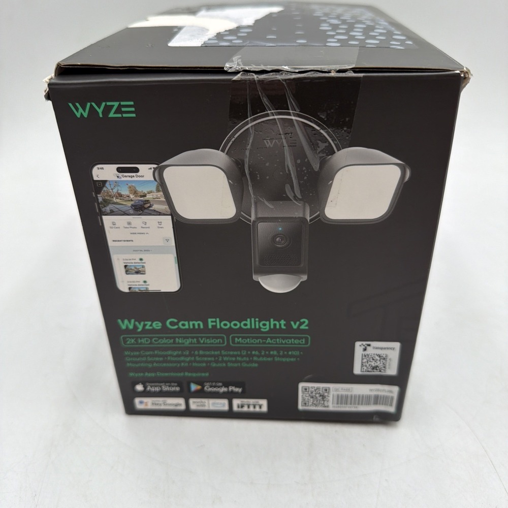 Wyze Cam Floodlight V2 Motion-Activated 2K HD Color Night Vision Camera - Picture 5 of 8